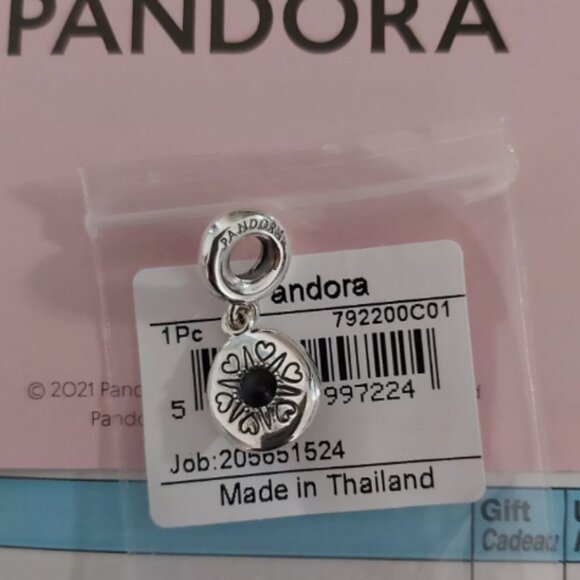 AUTHENTIC PANDORA STERLING SILVER Sombrero Hat Dangle Charm 792200C01 - Picture 4 of 8